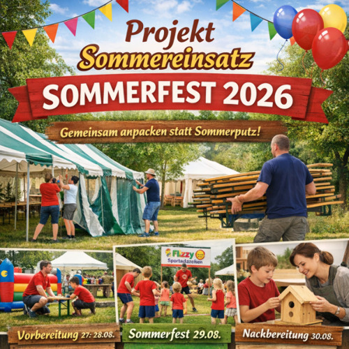 Projekt Sommereinsatz &ndash; Sommerfest 2026