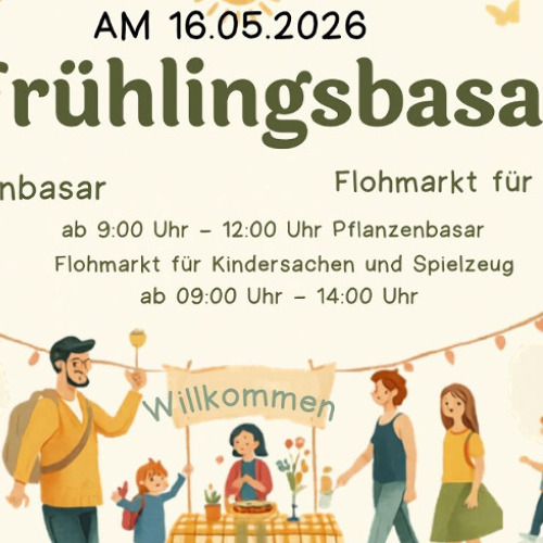 Einladung zum 1. Frühlingsbasar im KGV Theklaer Höhe