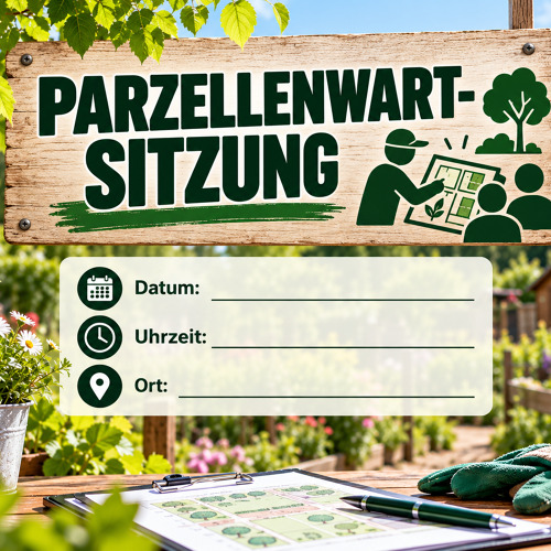 Parzellenwartsitzung